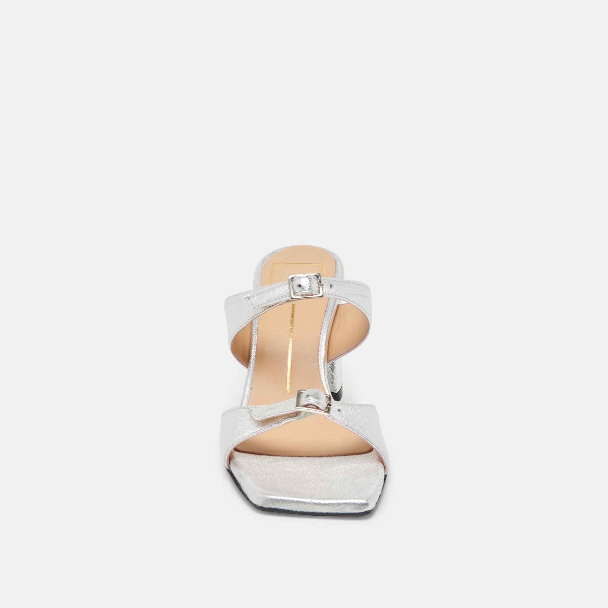 SHANE HEELS SILVER METALLIC LEATHER Dolce Vita