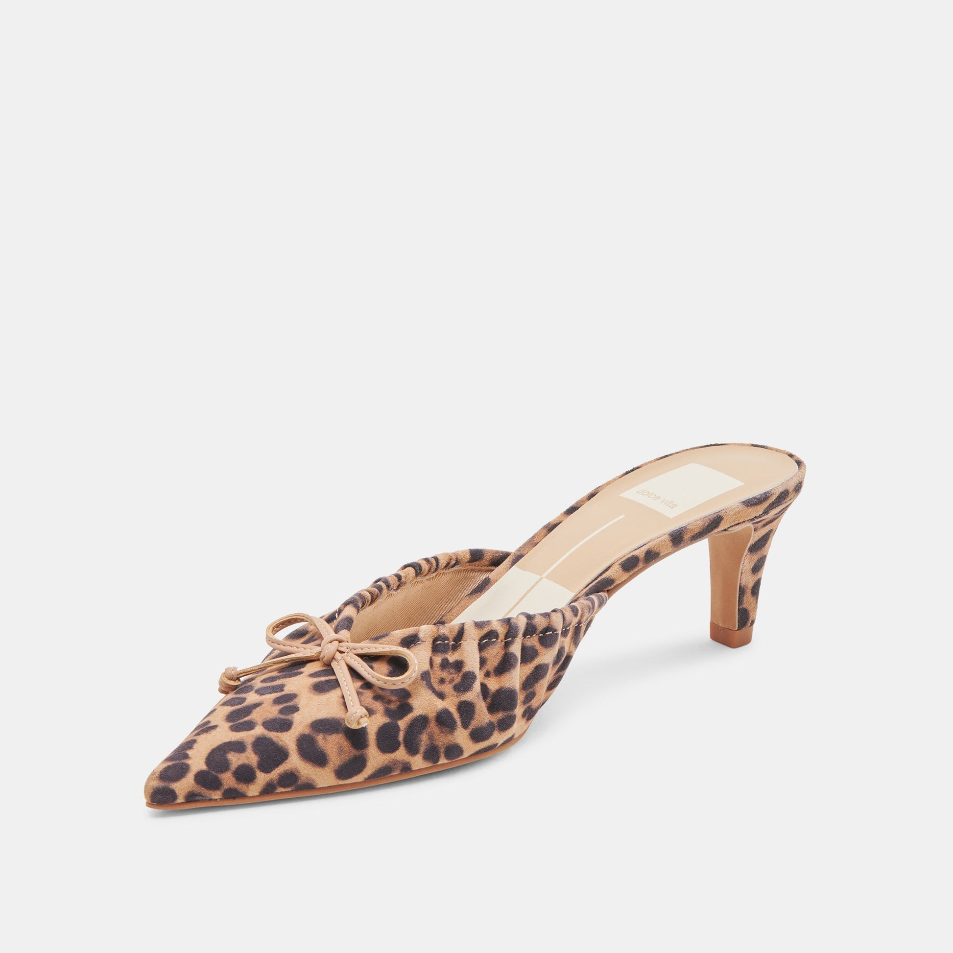 KAIRI MID HEELS DK LEOPARD SUEDE Dolce Vita