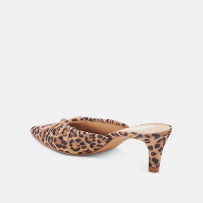 KAIRI MID HEELS DK LEOPARD SUEDE Dolce Vita