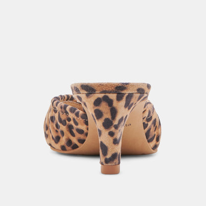 KAIRI MID HEELS DK LEOPARD SUEDE Dolce Vita
