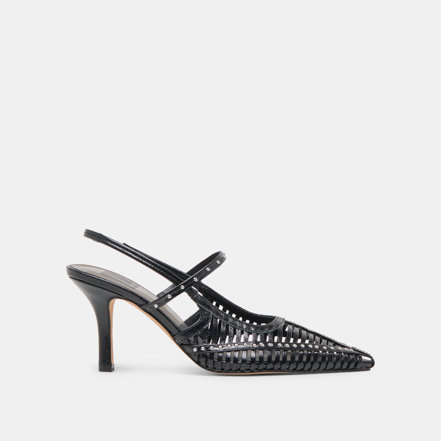 HENSAL HEELS MIDNIGHT CRINKLE PATENT Dolce Vita