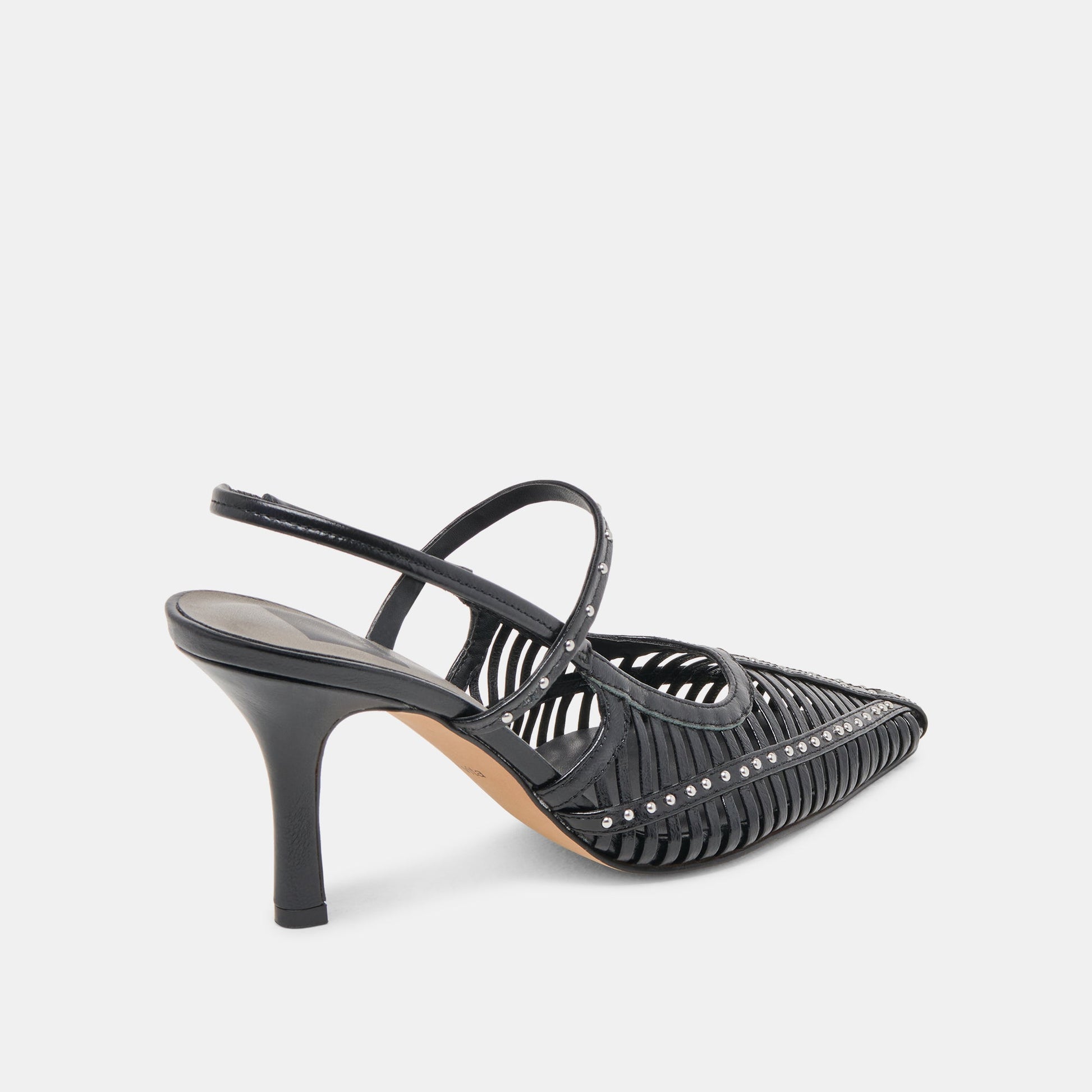 HENSAL HEELS MIDNIGHT CRINKLE PATENT Dolce Vita