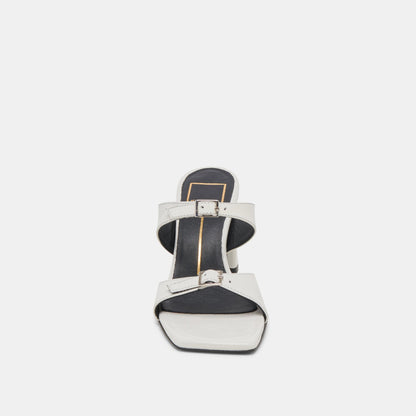 SHANE HEELS OFF WHITE CRINKLE PATENT Dolce Vita