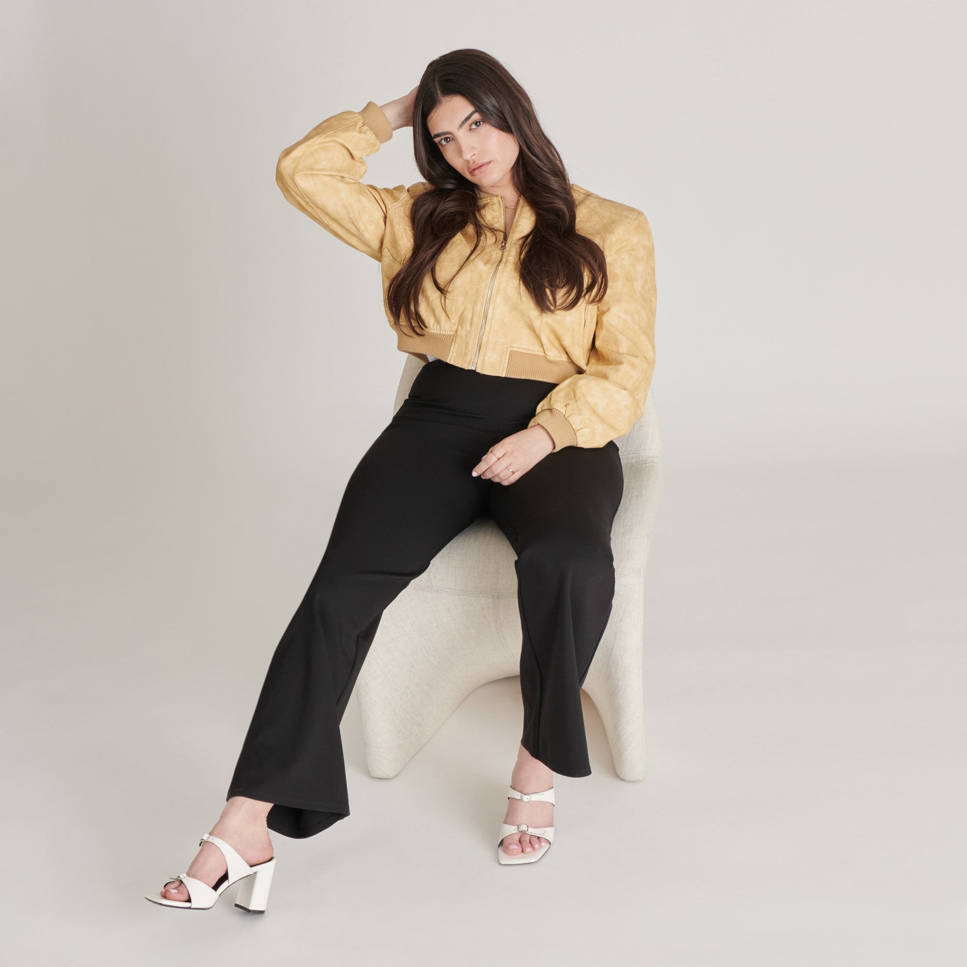 SHANE HEELS OFF WHITE CRINKLE PATENT Dolce Vita