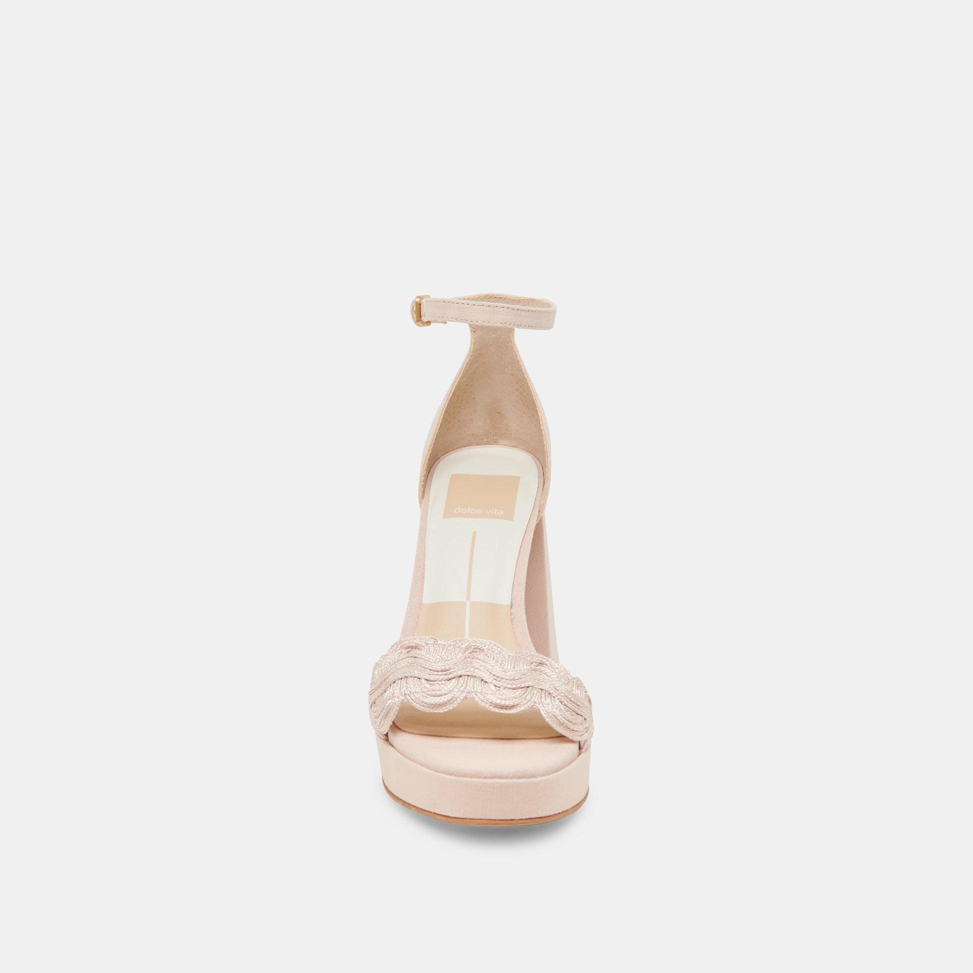 PELTIN HEELS LIGHT PINK WOVEN RAFFIA Dolce Vita