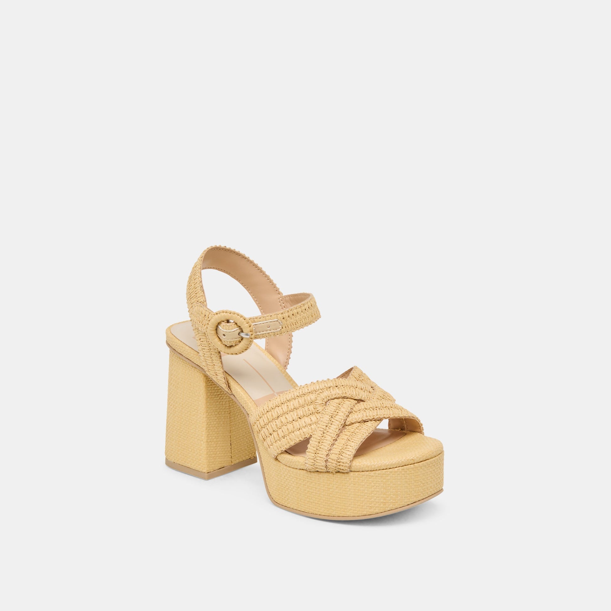 Bety Lt Natural Raffia Heels Dolce Vita