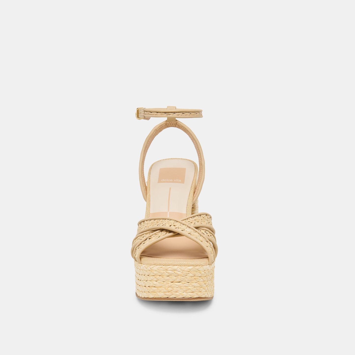 Danila Lt Natural Cross Hatch Raffia Heels Dolce Vita