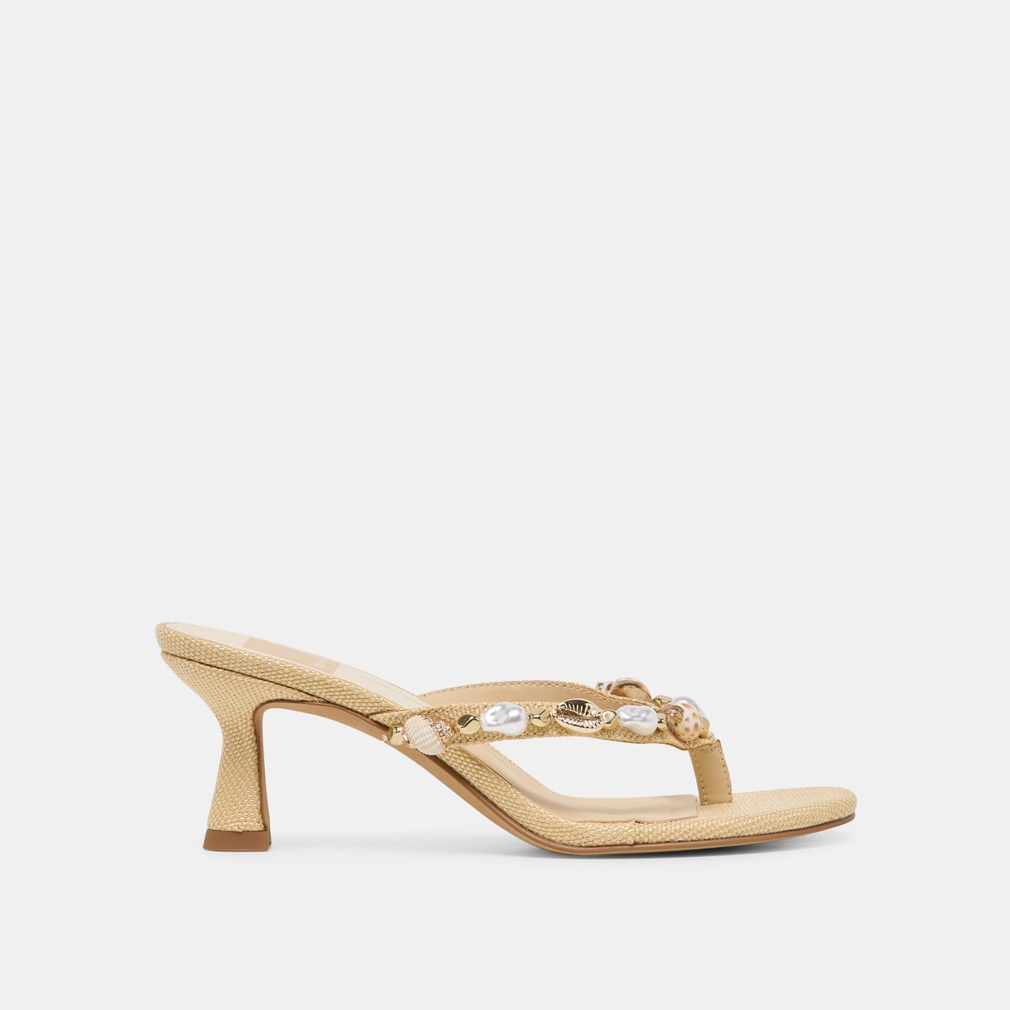 Daksie Lt Natural Raffia Heels Dolce Vita