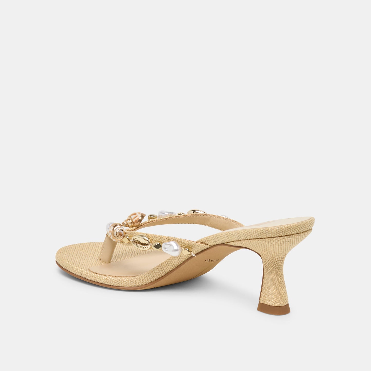 Daksie Lt Natural Raffia Heels Dolce Vita
