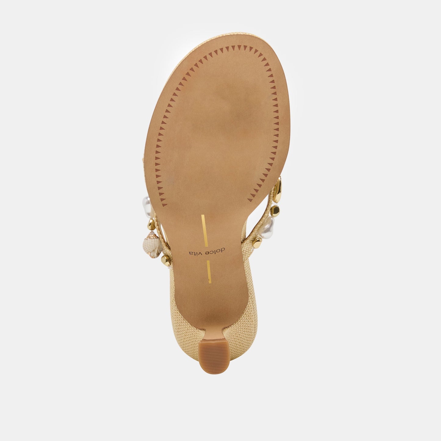 Daksie Lt Natural Raffia Heels Dolce Vita