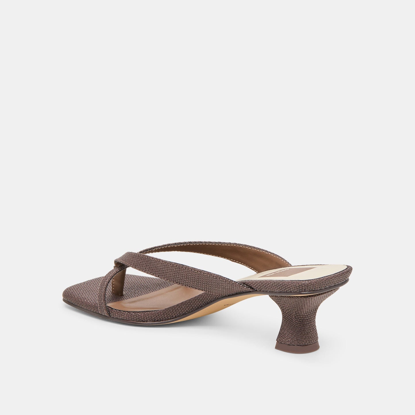 Brevel Chocolate Raffia Heels Dolce Vita
