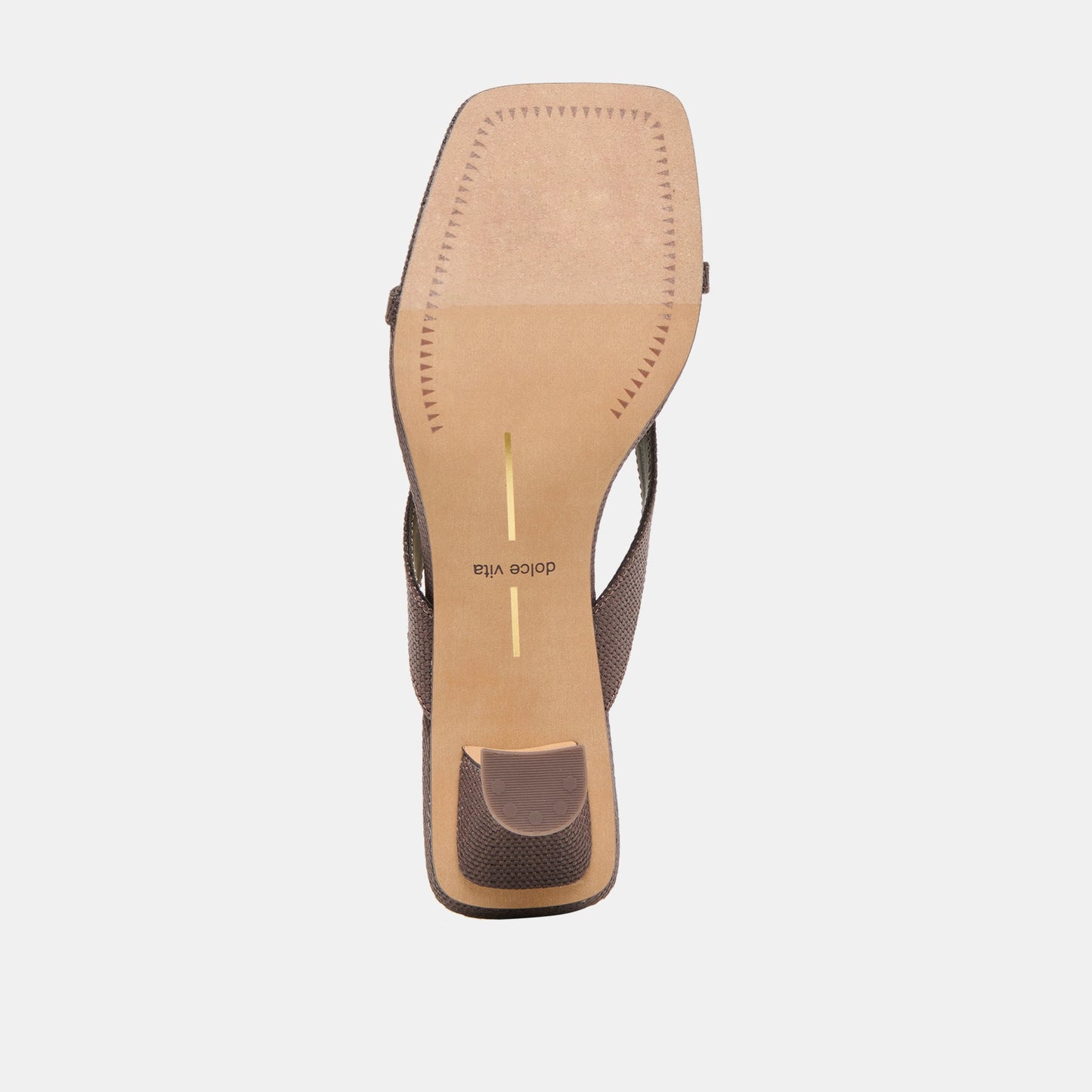 Brevel Chocolate Raffia Heels Dolce Vita