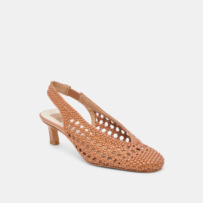Fawne Saddle Woven Stella Heels Dolce Vita