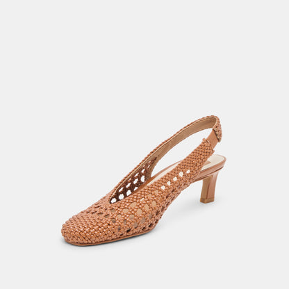 Fawne Saddle Woven Stella Heels Dolce Vita