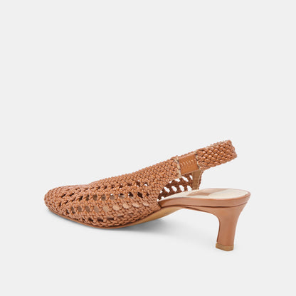 Fawne Saddle Woven Stella Heels Dolce Vita