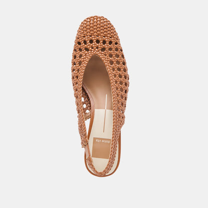 Fawne Saddle Woven Stella Heels Dolce Vita