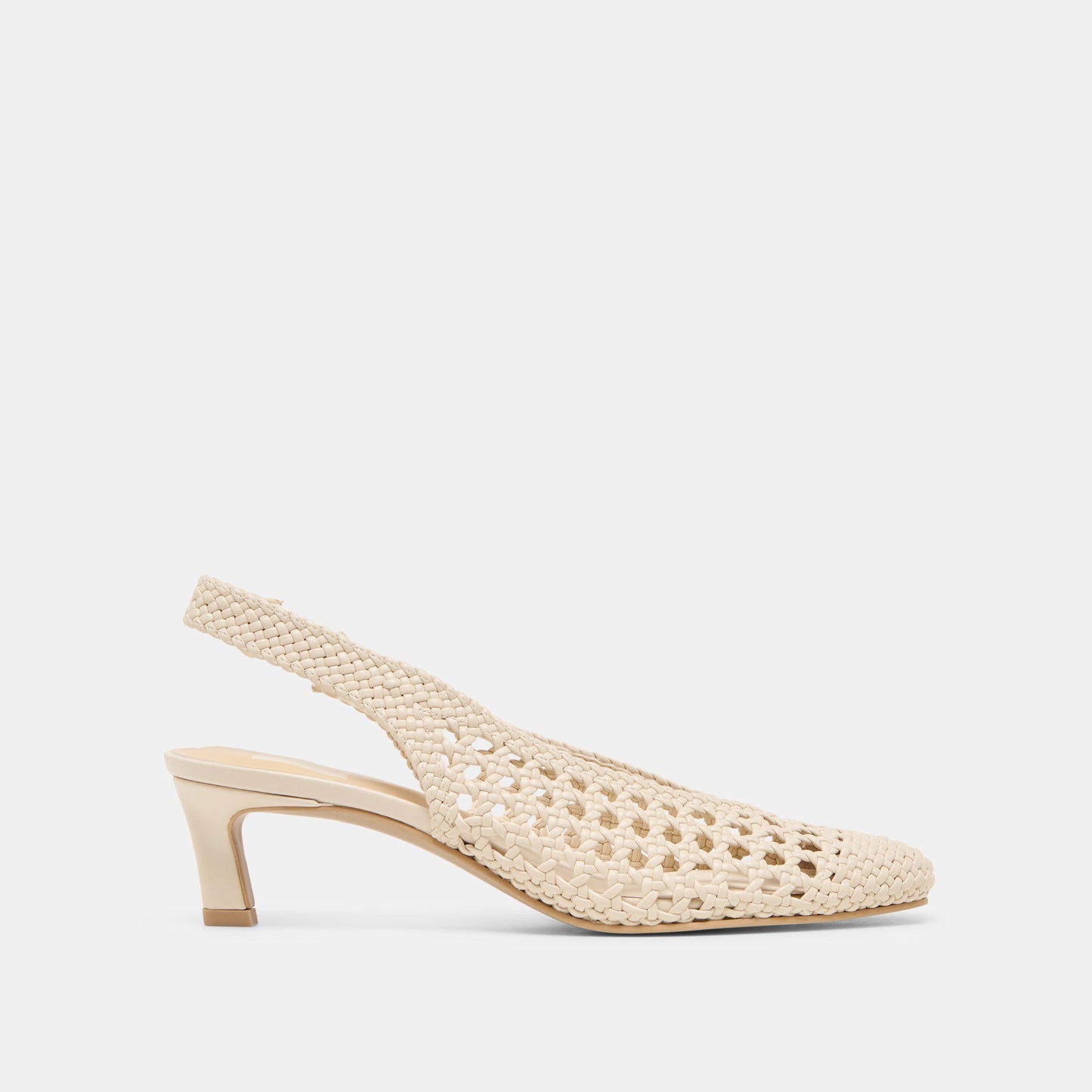 Fawne Creme Woven Stella Heels Dolce Vita