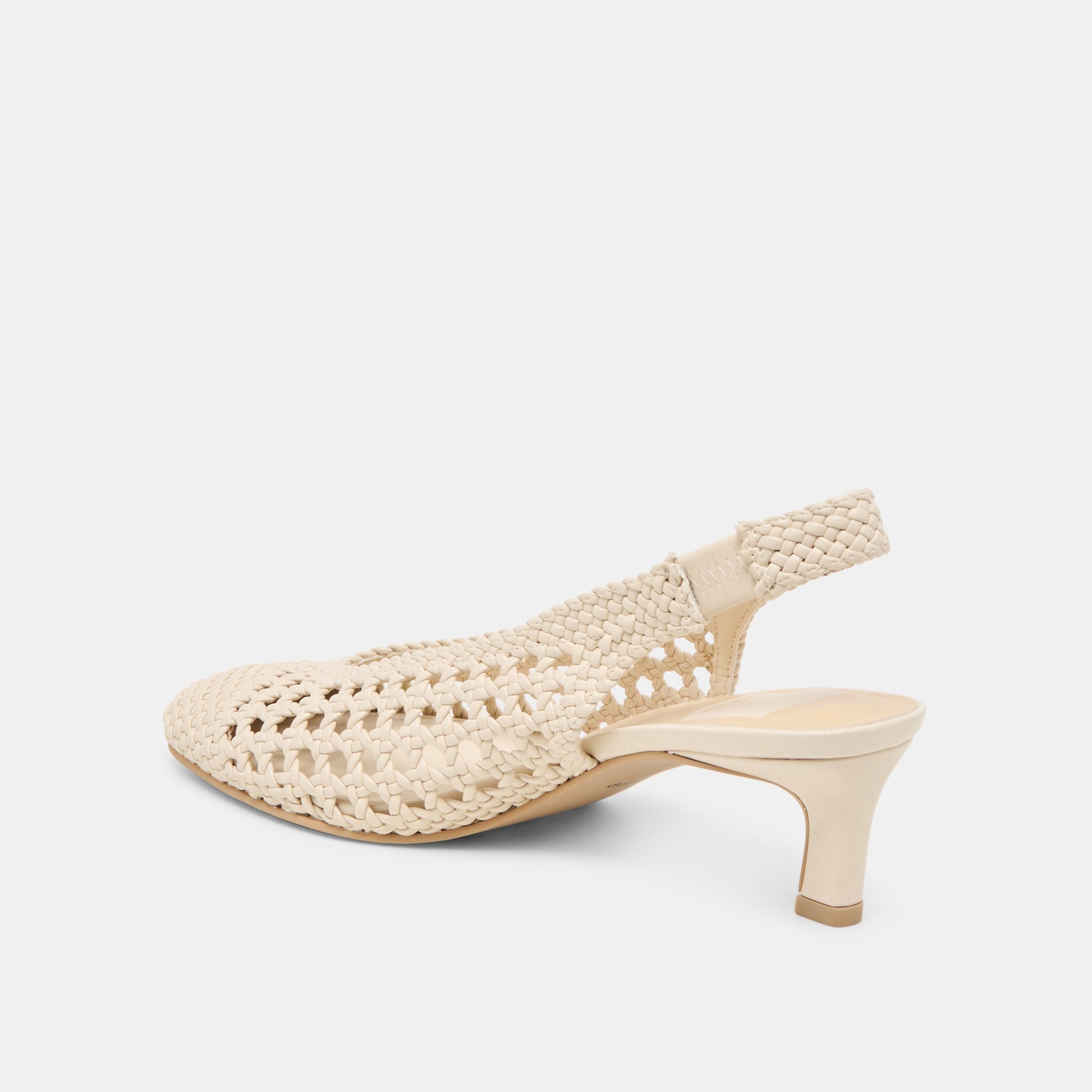 Fawne Creme Woven Stella Heels Dolce Vita