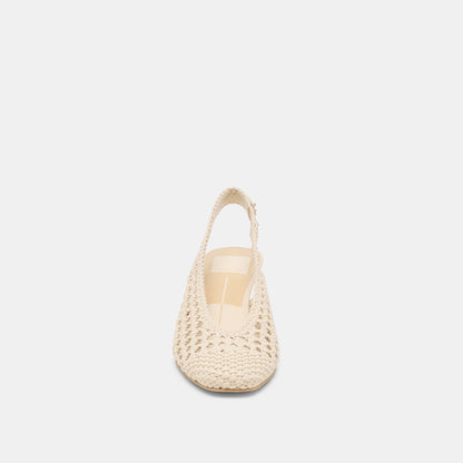 Fawne Creme Woven Stella Heels Dolce Vita