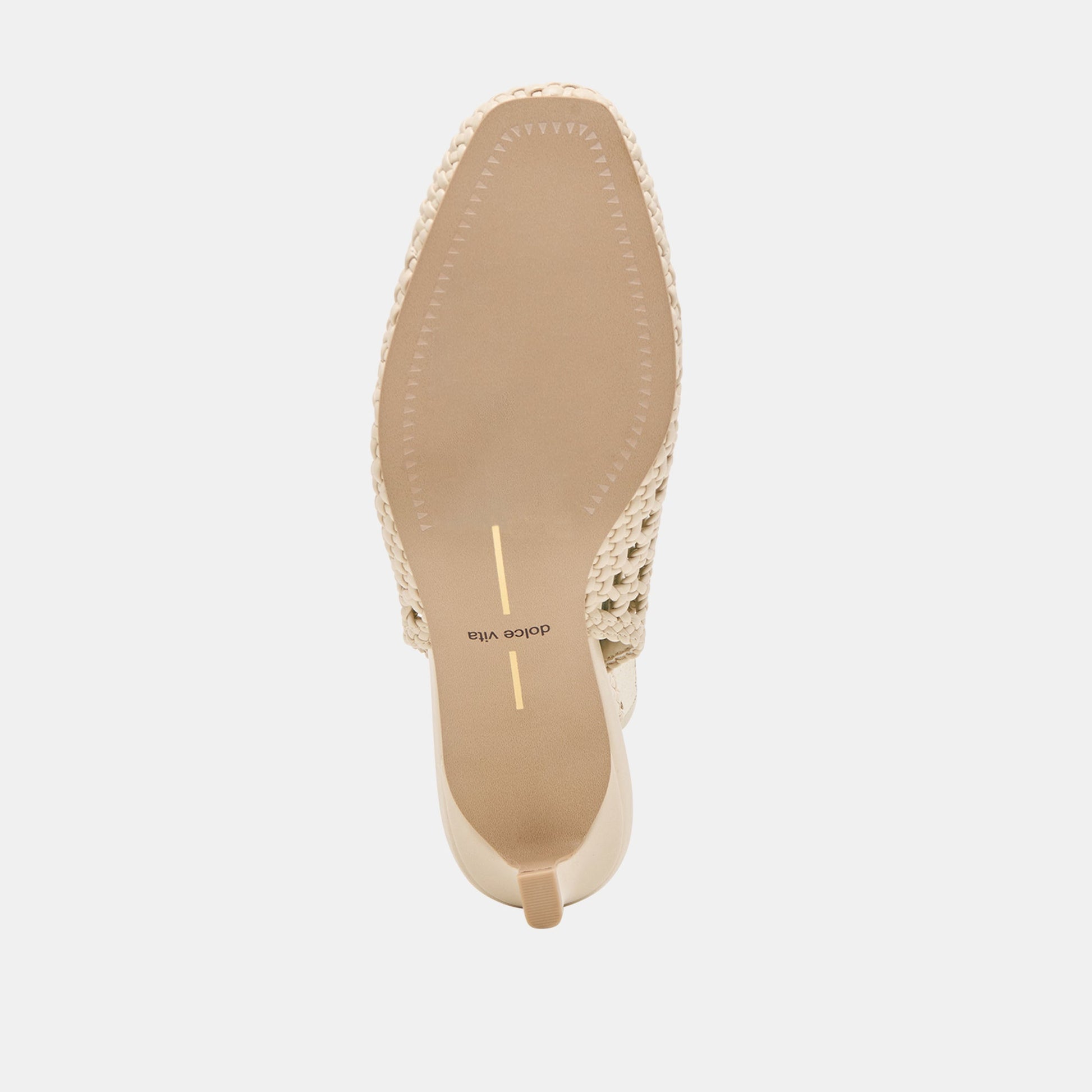 Fawne Creme Woven Stella Heels Dolce Vita
