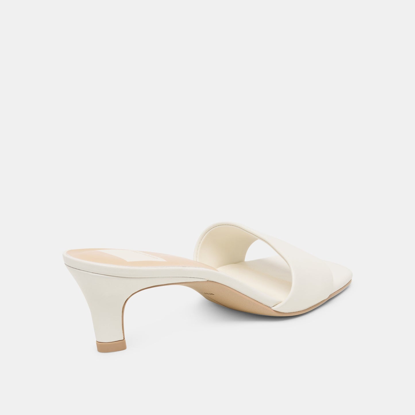 Rexa True White Leather Heels Dolce Vita