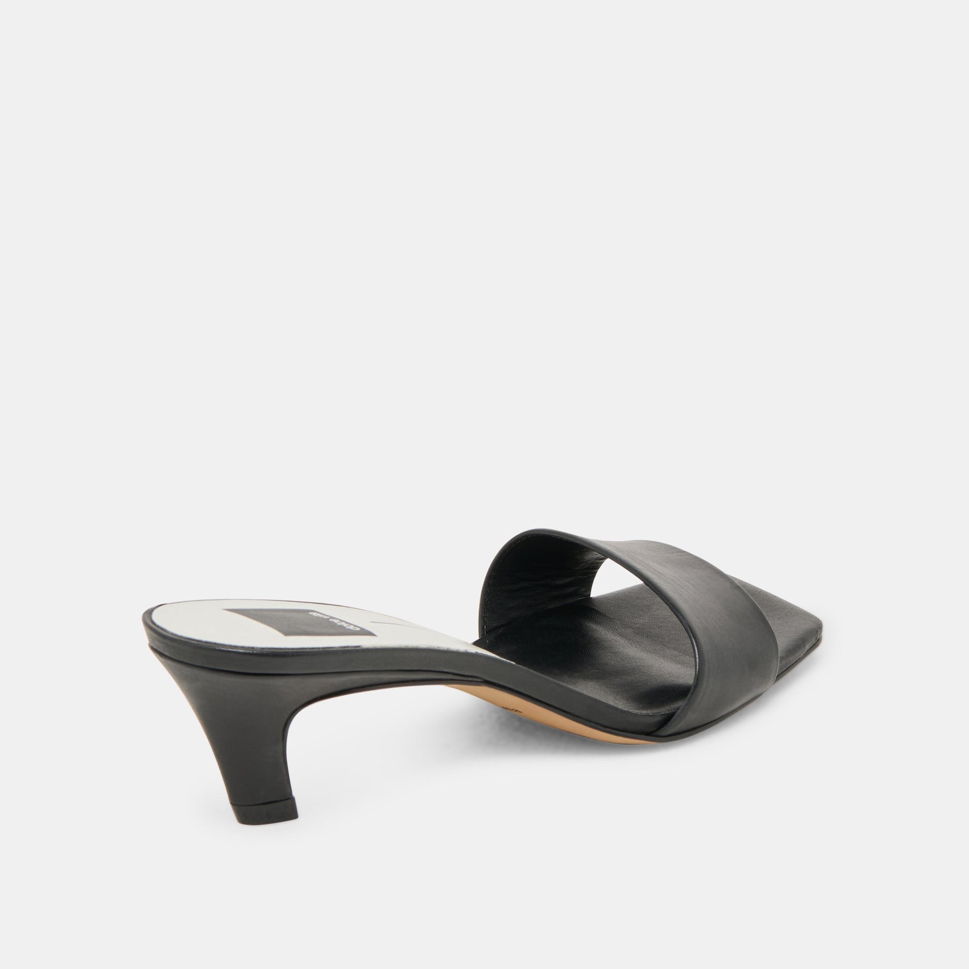 Rexa Black Leather Heels Dolce Vita