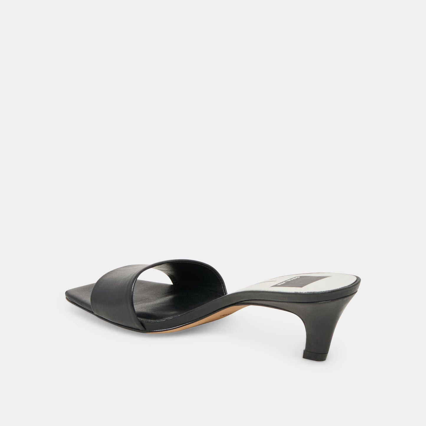 Rexa Black Leather Heels Dolce Vita