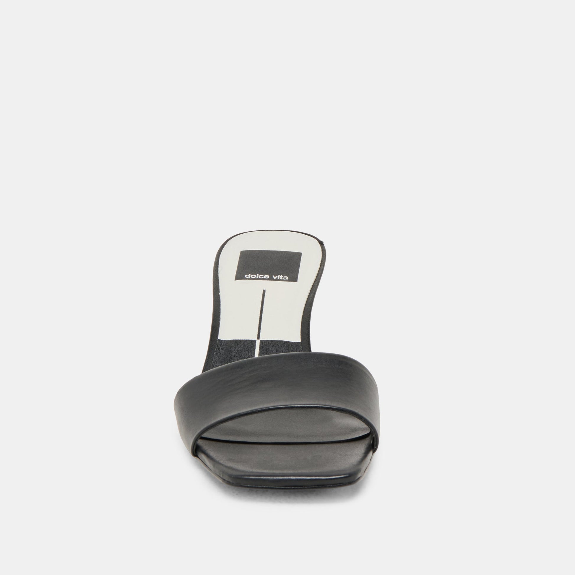 Rexa Black Leather Heels Dolce Vita