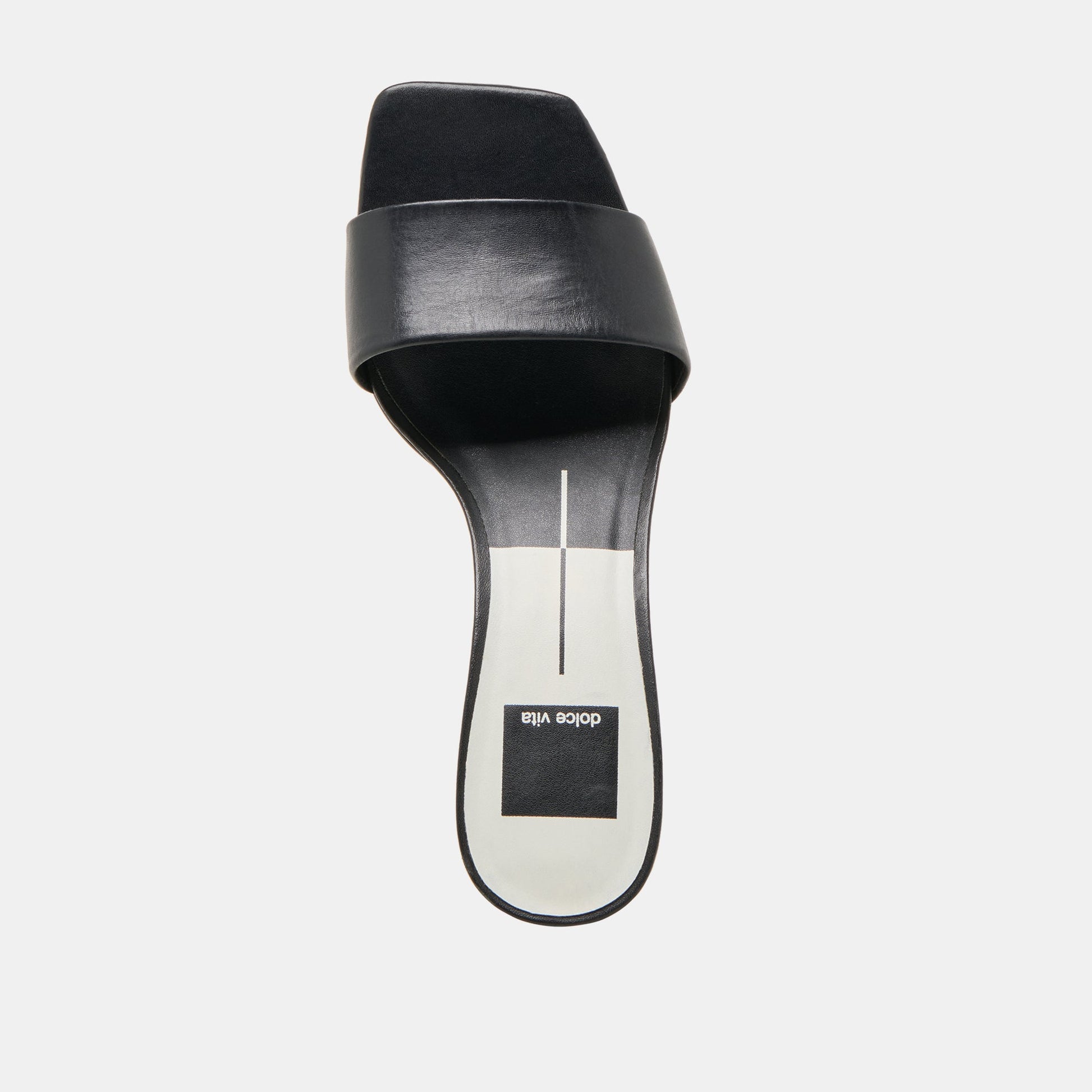 Rexa Black Leather Heels Dolce Vita