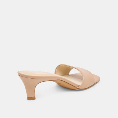 Rexa Light Tan Leather Heels Dolce Vita