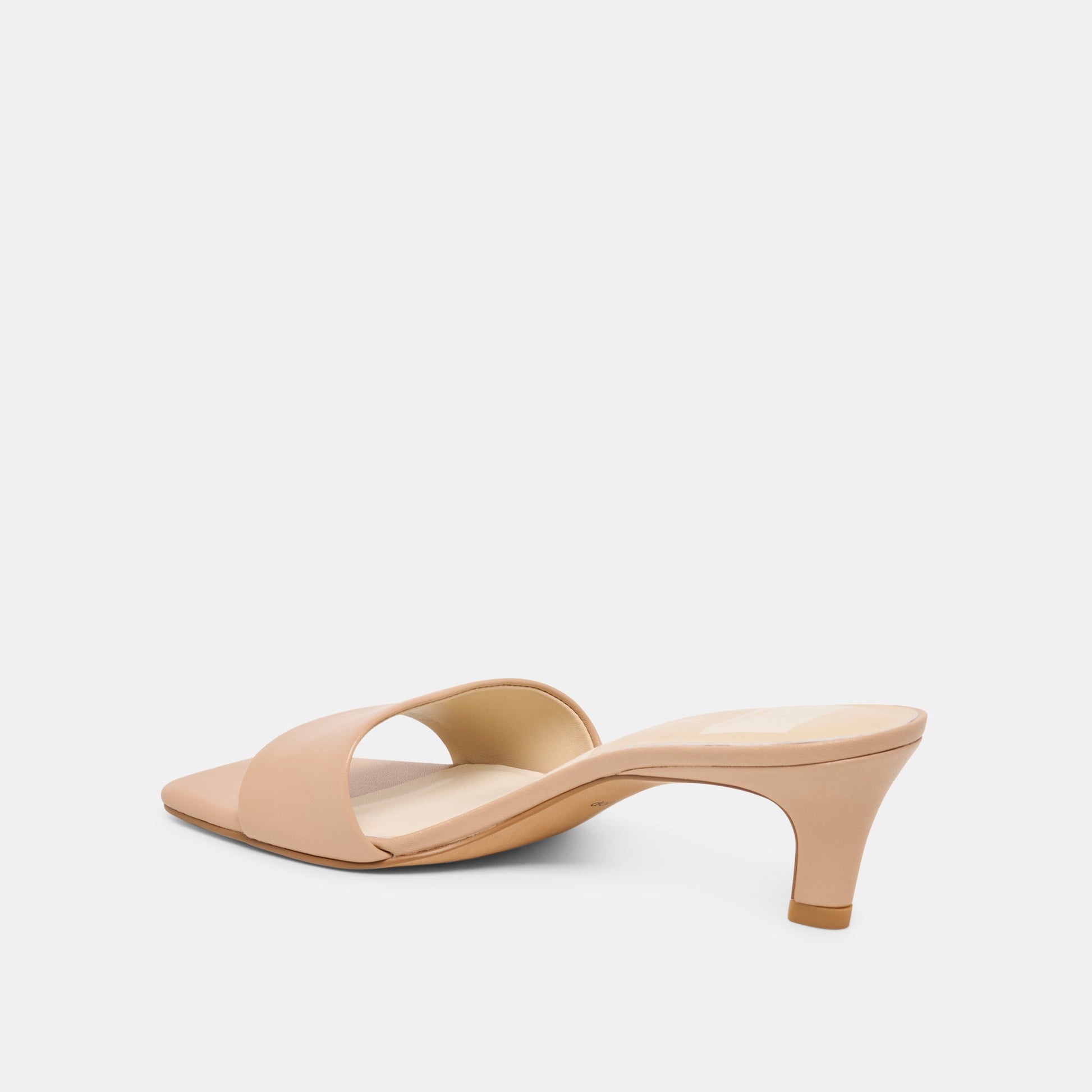 Rexa Light Tan Leather Heels Dolce Vita