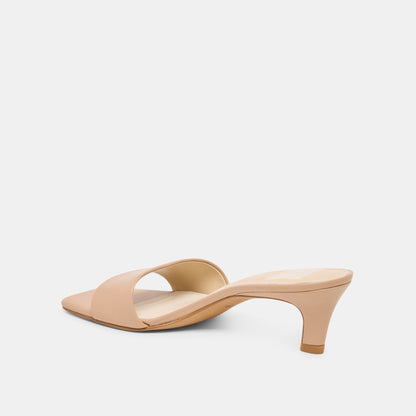 Rexa Light Tan Leather Heels Dolce Vita