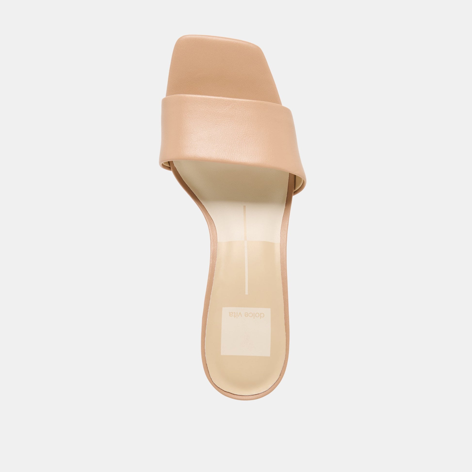 Rexa Light Tan Leather Heels Dolce Vita
