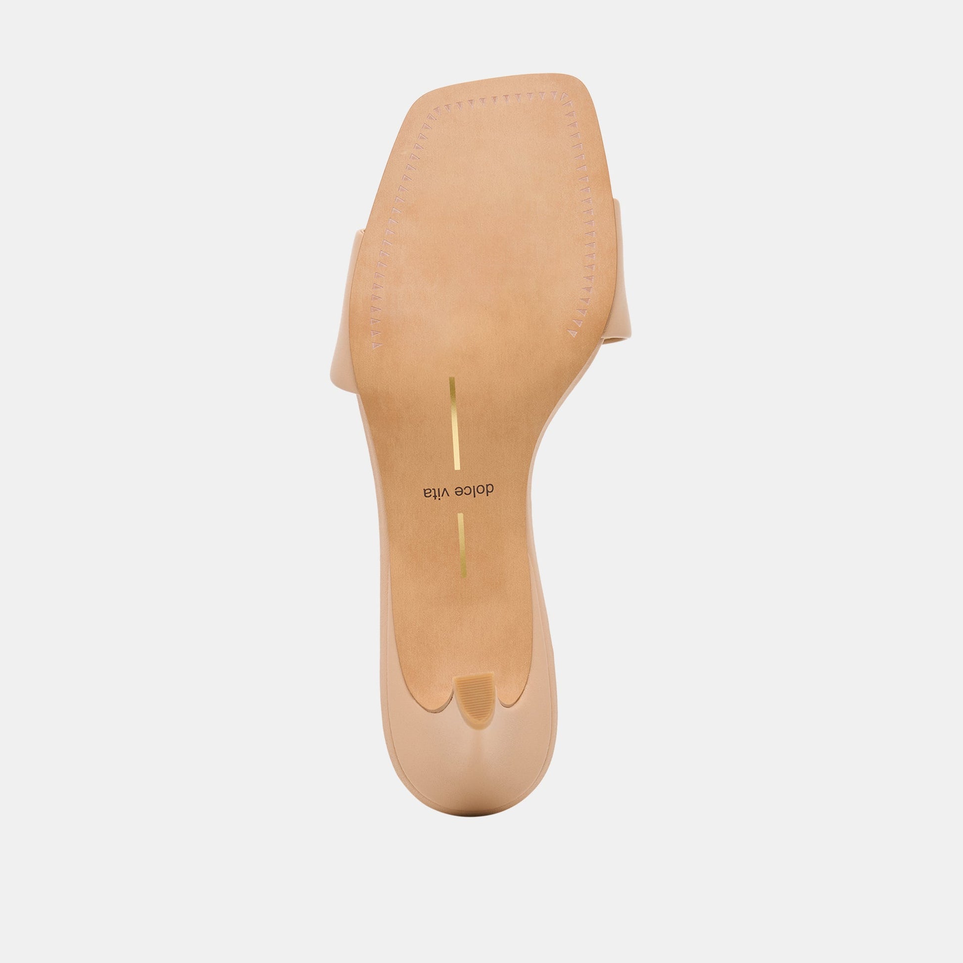 Rexa Light Tan Leather Heels Dolce Vita