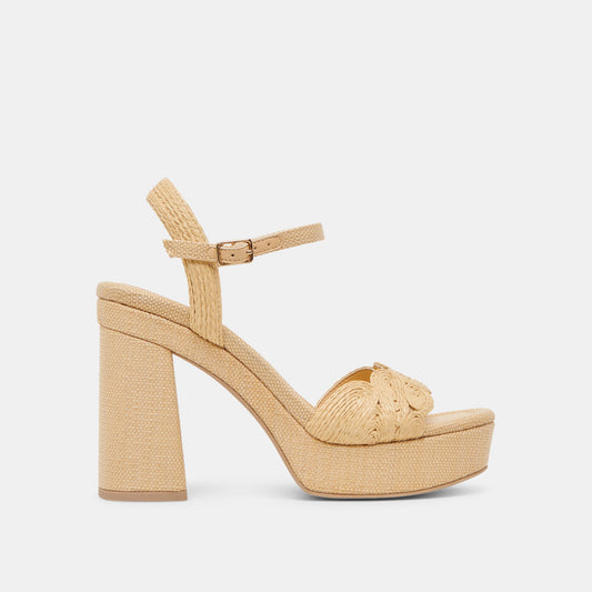 TINAYA HEELS LT NATURAL RAFFIA Dolce Vita