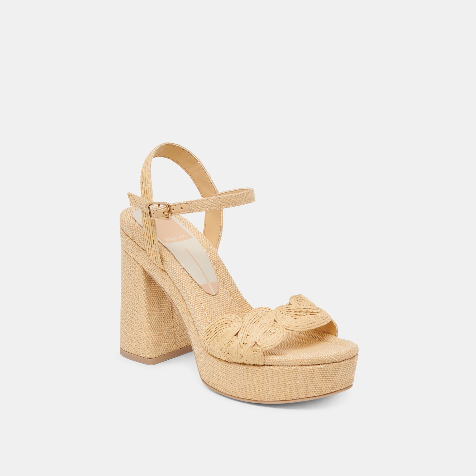 TINAYA HEELS LT NATURAL RAFFIA Dolce Vita