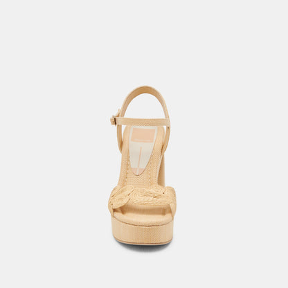 TINAYA HEELS LT NATURAL RAFFIA Dolce Vita
