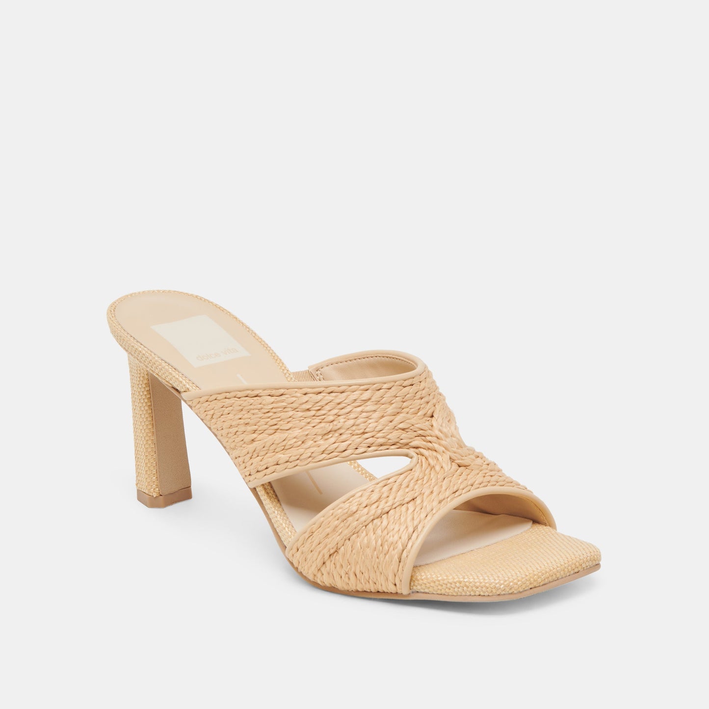Gitel Lt Natural Raffia Heels Dolce Vita