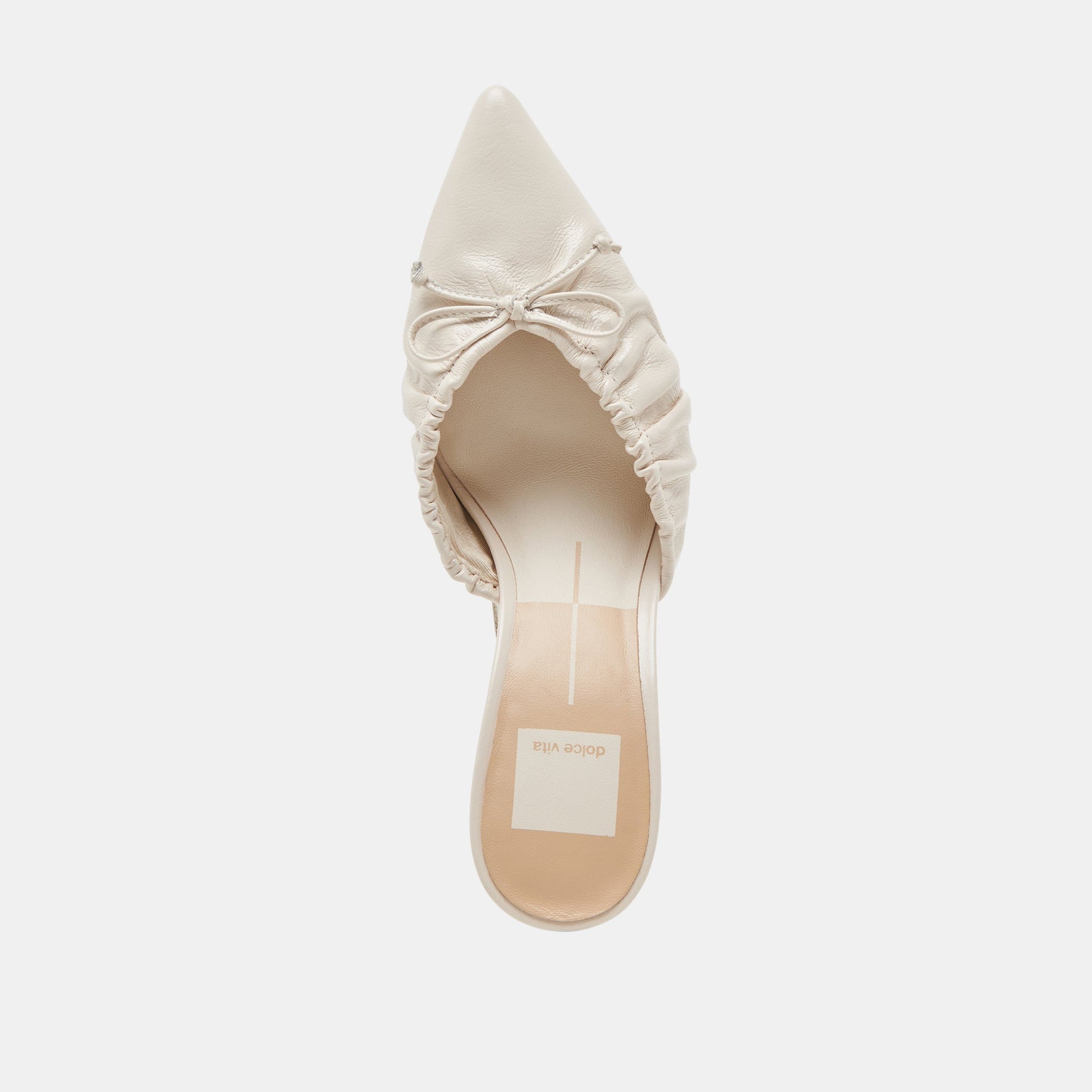 KAIRI HEELS IVORY CRINKLE PATENT Dolce Vita