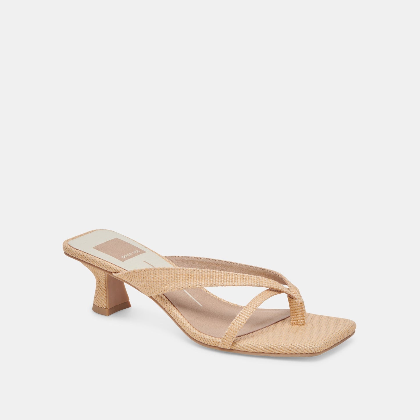 Brevel Natural Raffia Heels Dolce Vita