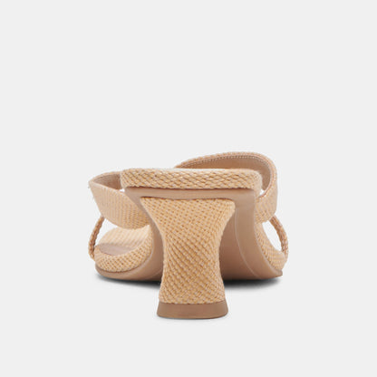 Brevel Natural Raffia Heels Dolce Vita