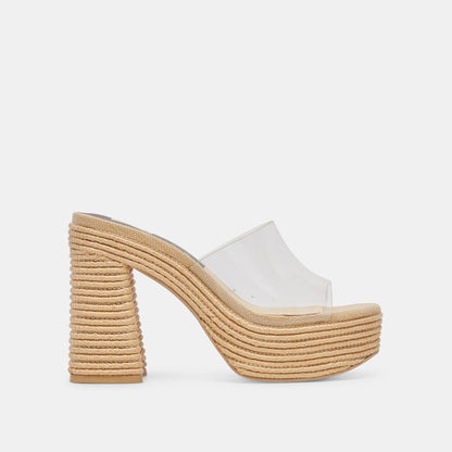 LICHIA HEELS NATURAL VINYL Dolce Vita