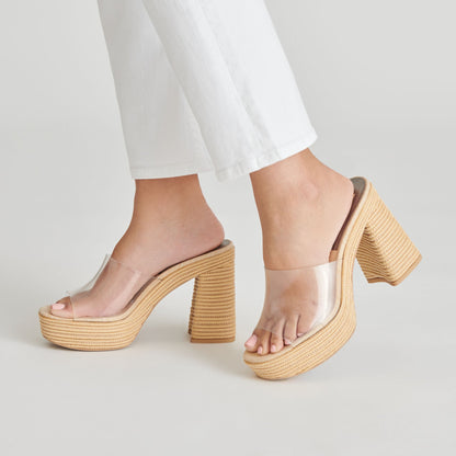 LICHIA HEELS NATURAL VINYL Dolce Vita
