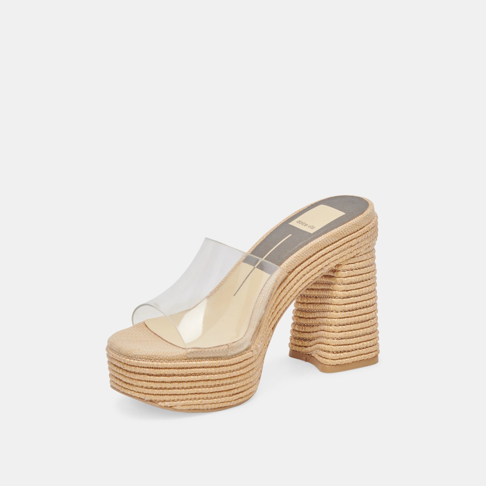 LICHIA HEELS NATURAL VINYL Dolce Vita