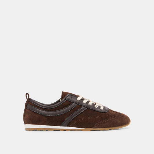 Viper Dk Brown Suede Sneakers Dolce Vita