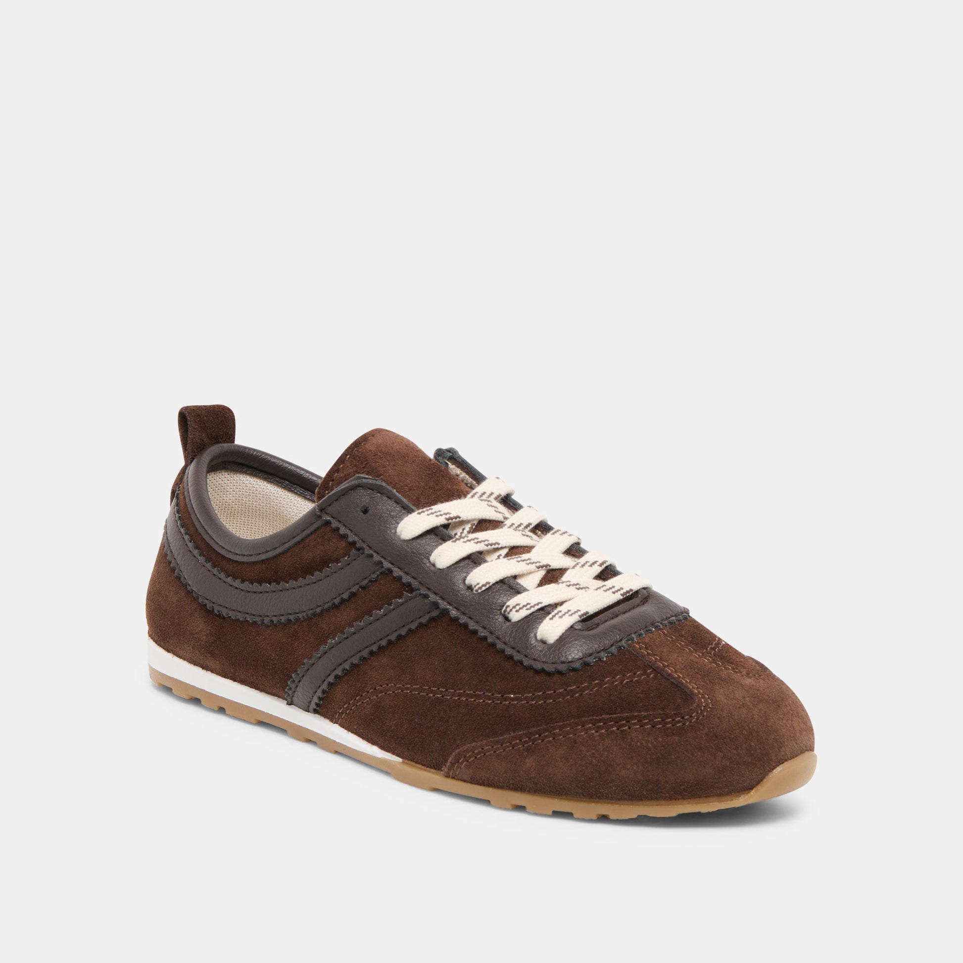 Viper Dk Brown Suede Sneakers Dolce Vita