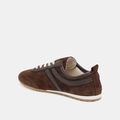 Viper Dk Brown Suede Sneakers Dolce Vita