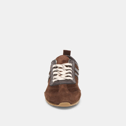 Viper Dk Brown Suede Sneakers Dolce Vita
