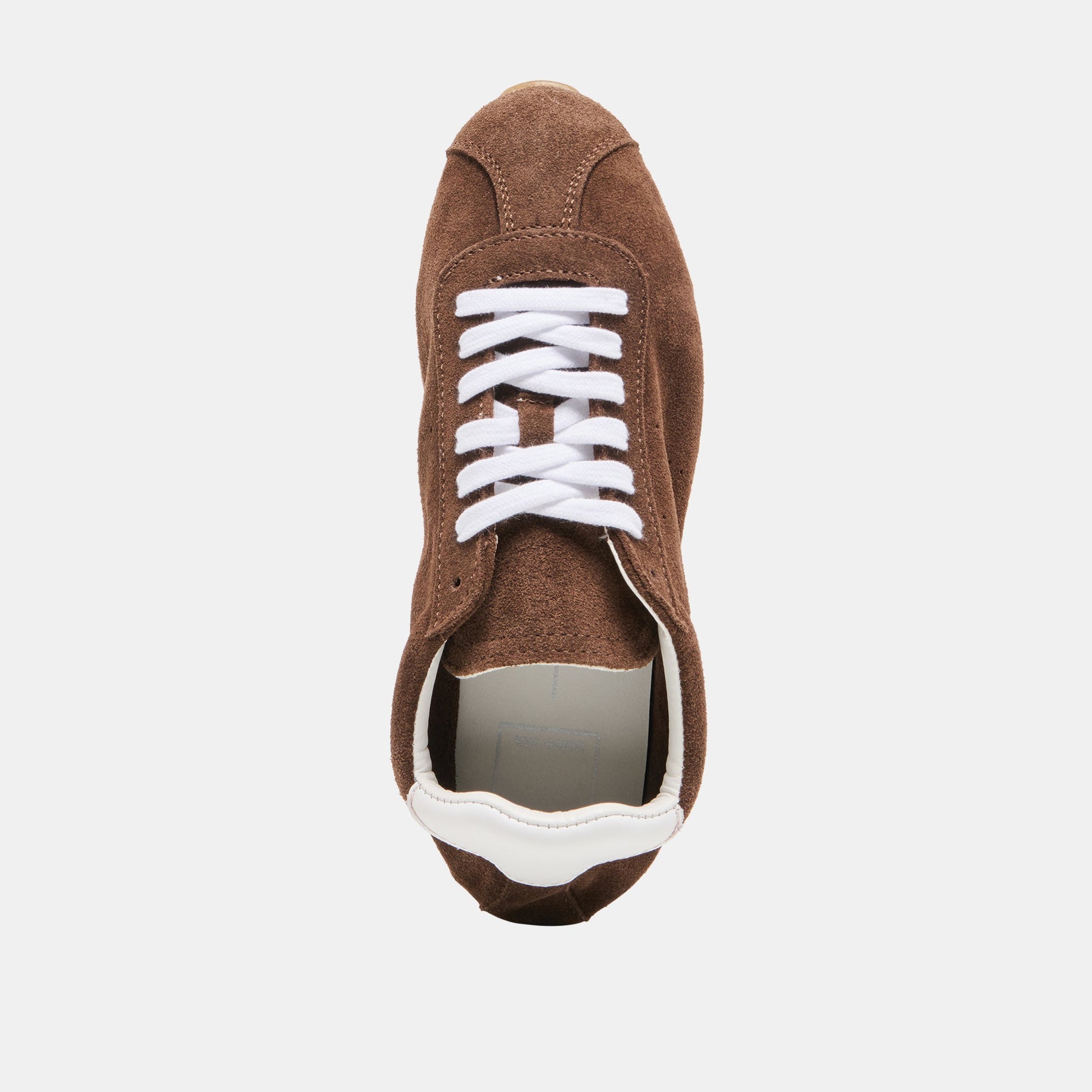 Serina Dk Brown Suede Sneakers Dolce Vita