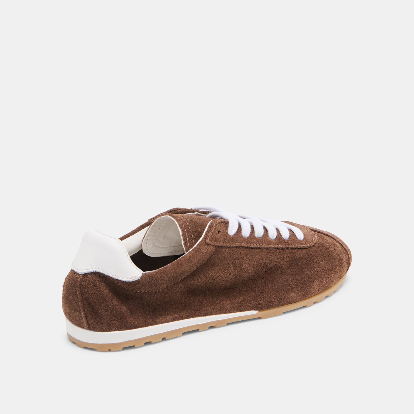 Serina Dk Brown Suede Sneakers Dolce Vita